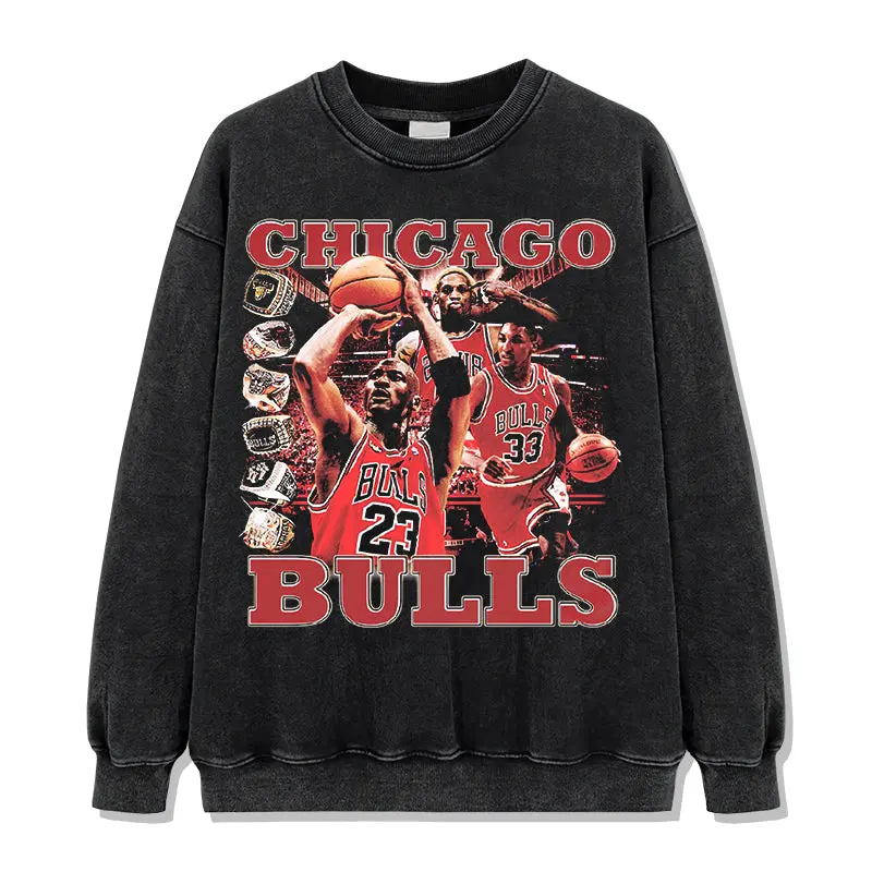 Chicago Bulls Sweatshirt NBA 2024 - view 2