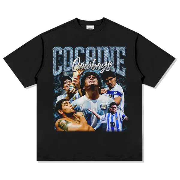 Cocaine Cowboys By Diego Maradona Tee