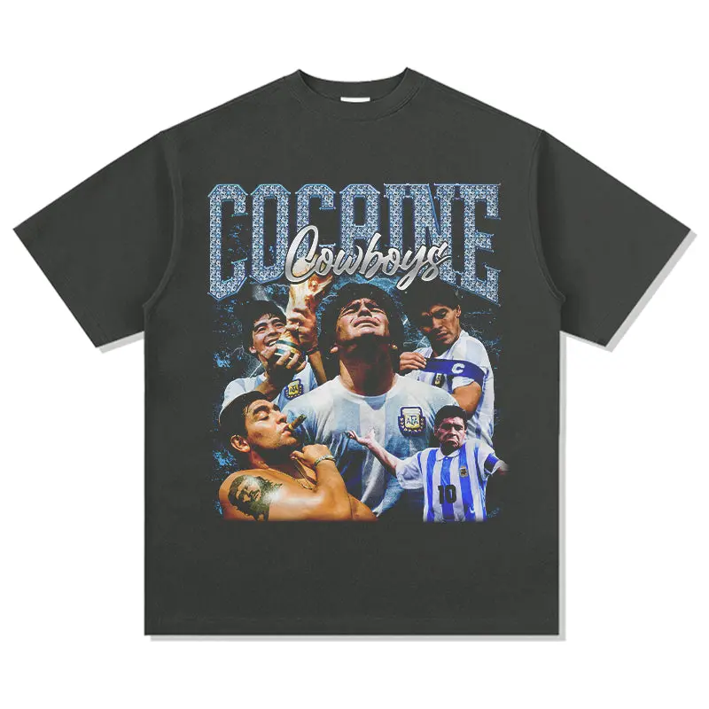 Cocaine Cowboys By Diego Maradona Tee - view 2