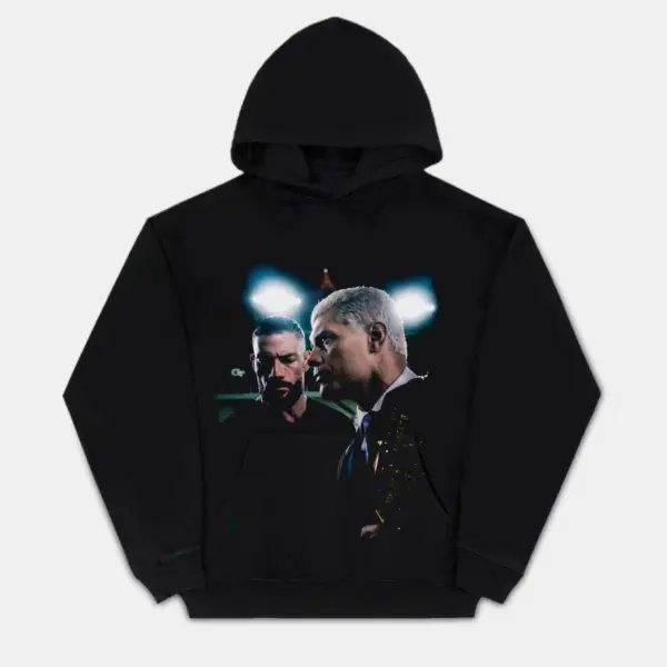 Cody Rhodes & Roman Reigns Vintage Heavyweight Graphic Hoodie