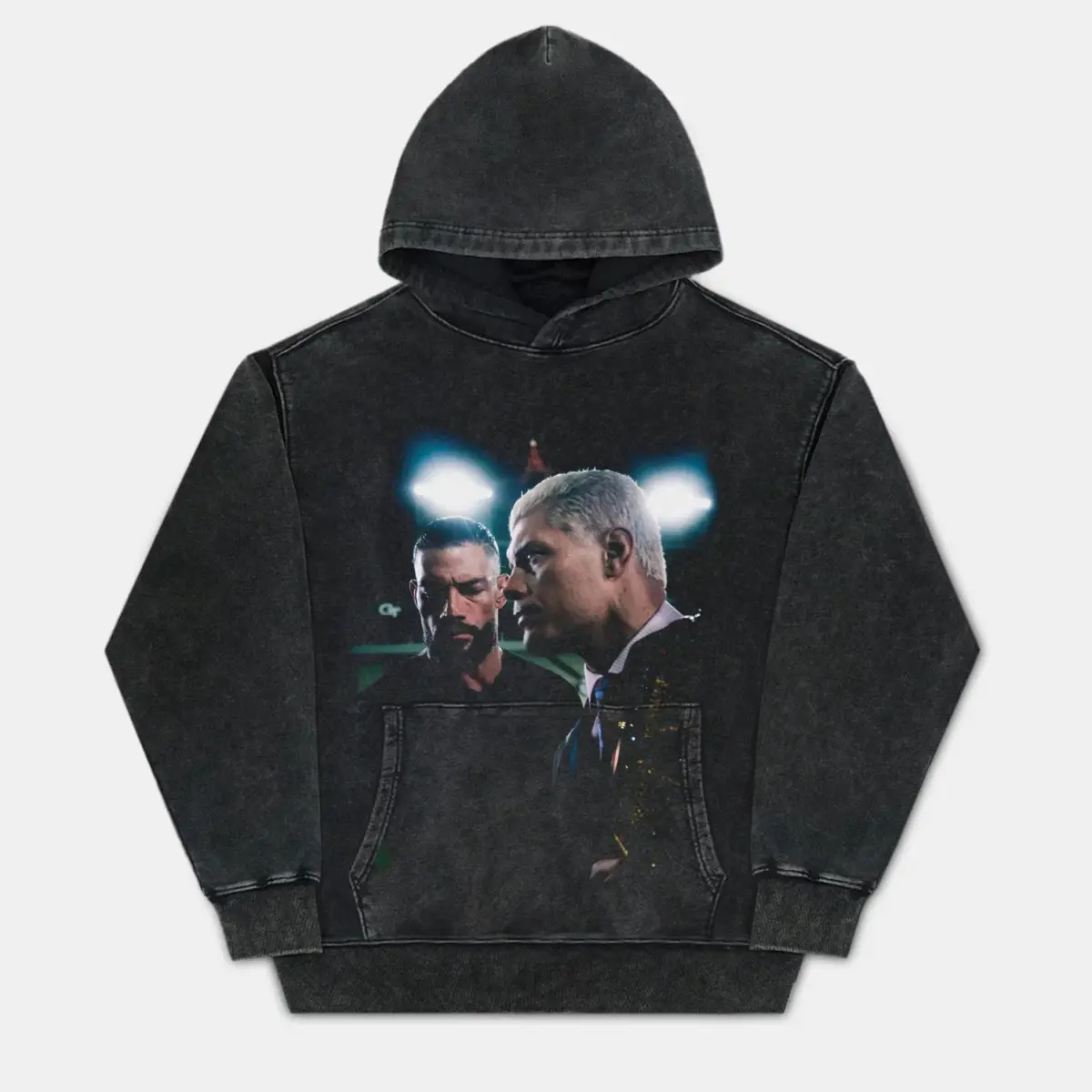 Cody Rhodes & Roman Reigns Vintage Heavyweight Graphic Hoodie — product image 2