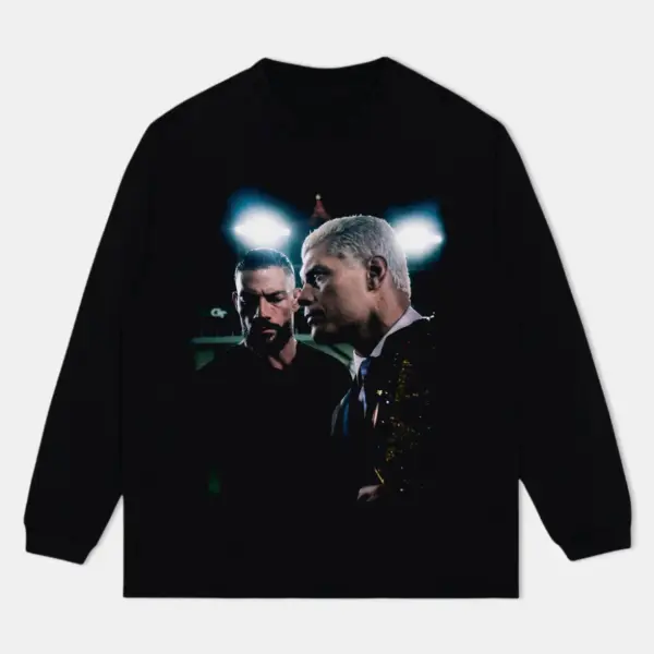 Cody Rhodes & Roman Reigns Vintage Heavyweight Graphic Long Sleeve T-Shirt