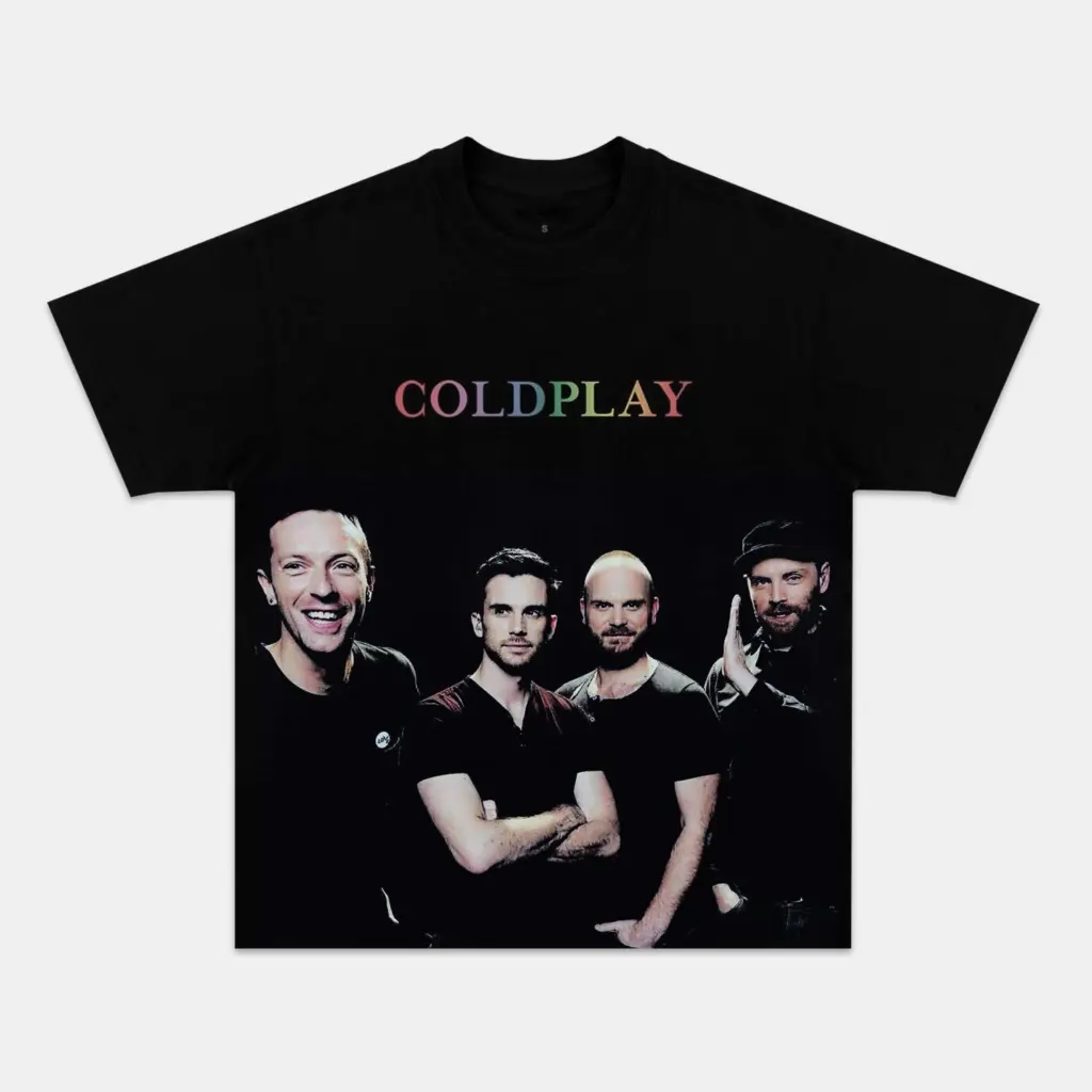 Coldplay 'Viva La Vida' World Tour Vintage Graphic Tee