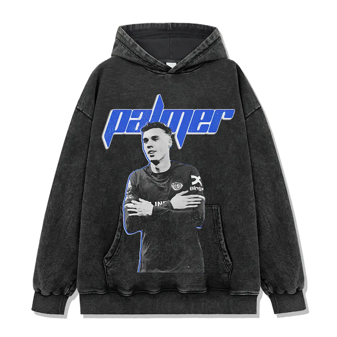 Cole Palmer Hoodie - Washed Black