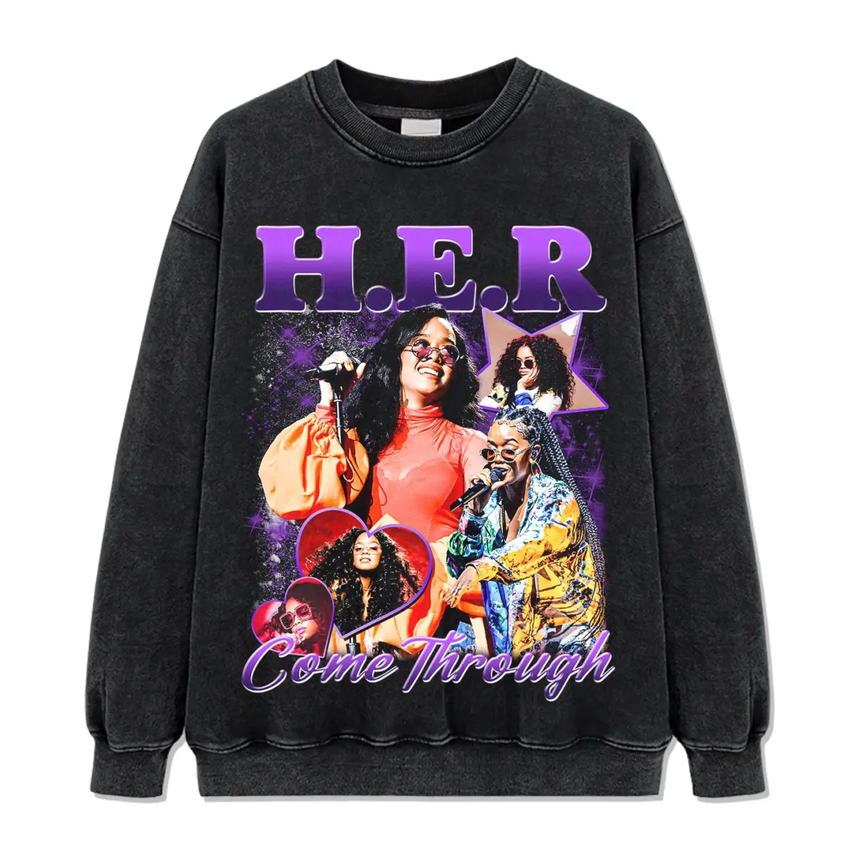 Come Through By H.e.r Sweatshirt - view 2