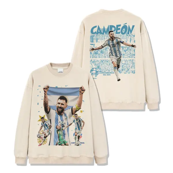 Copa America 2024 Campeón By Messi Sweatshirt