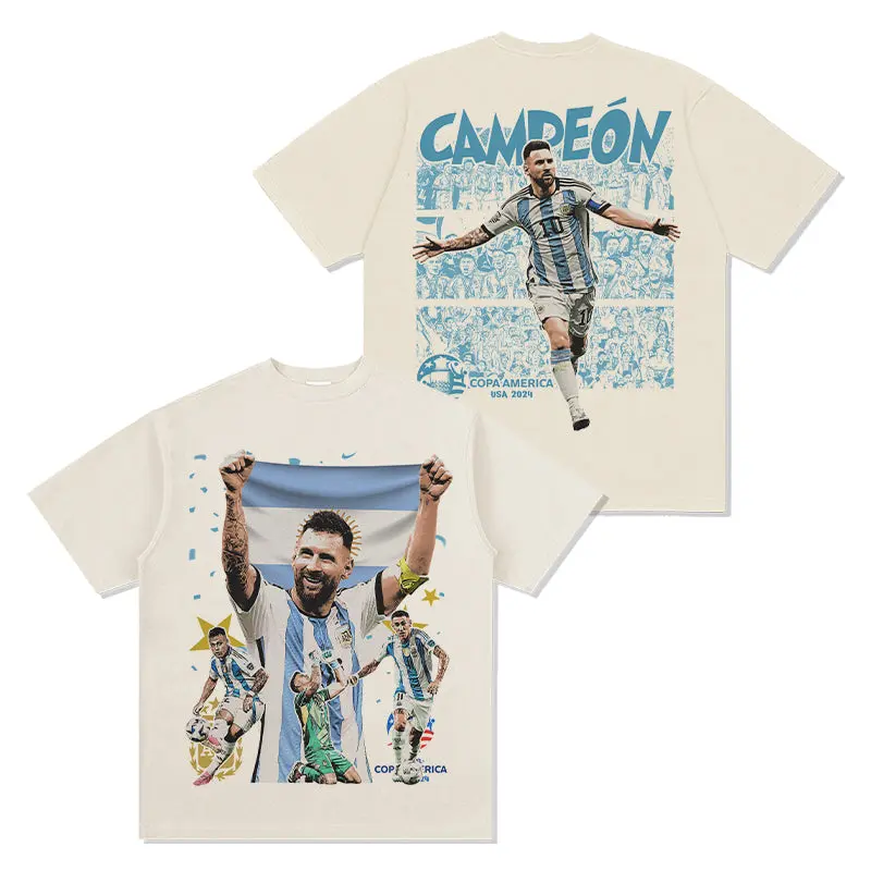 Copa America 2024 Campeón By Messi Tee - view 2