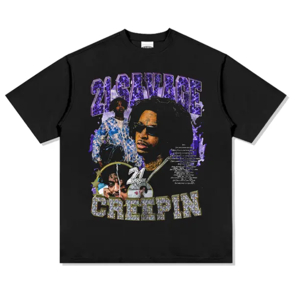 Creepin By 21 Savage Tee