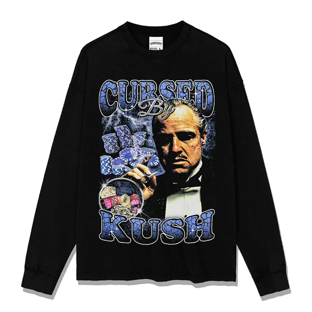 Cursed By Kush Sweatshirt - Black