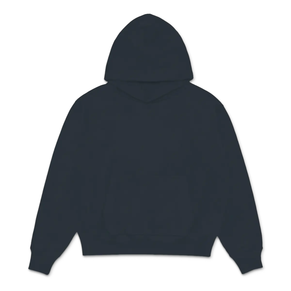 Custom Print Hoodie — Navy front