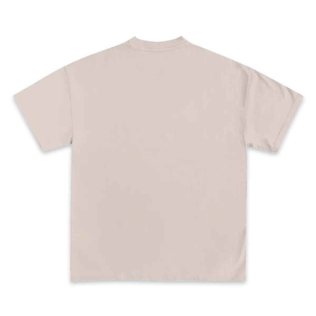Custom Print Tee — Cream back