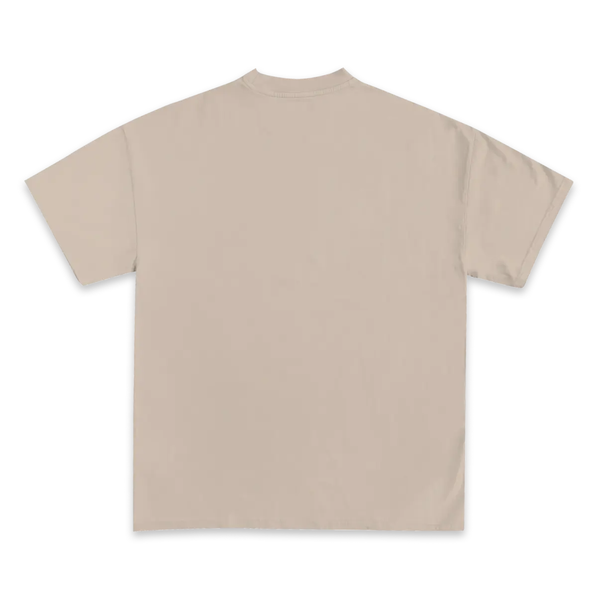 Custom Print Tee — Sand back