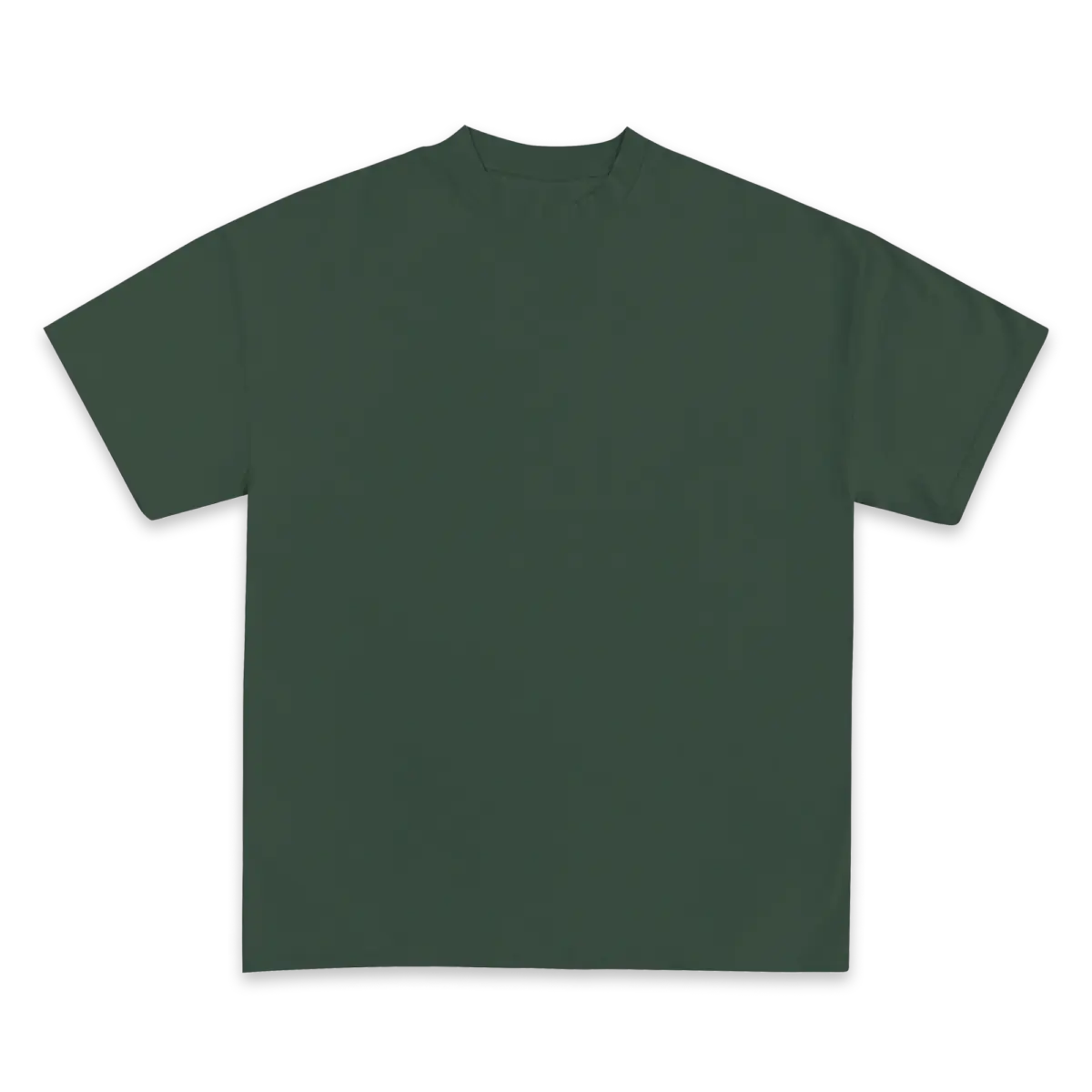 Custom Print Tee — Military Green front