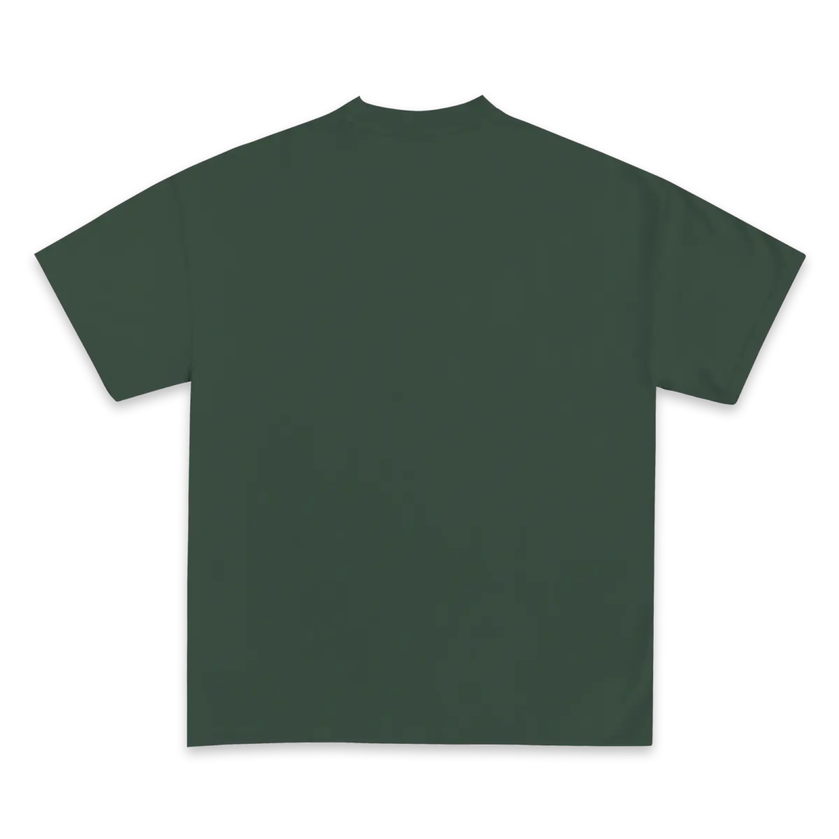 Custom Print Tee — Military Green back