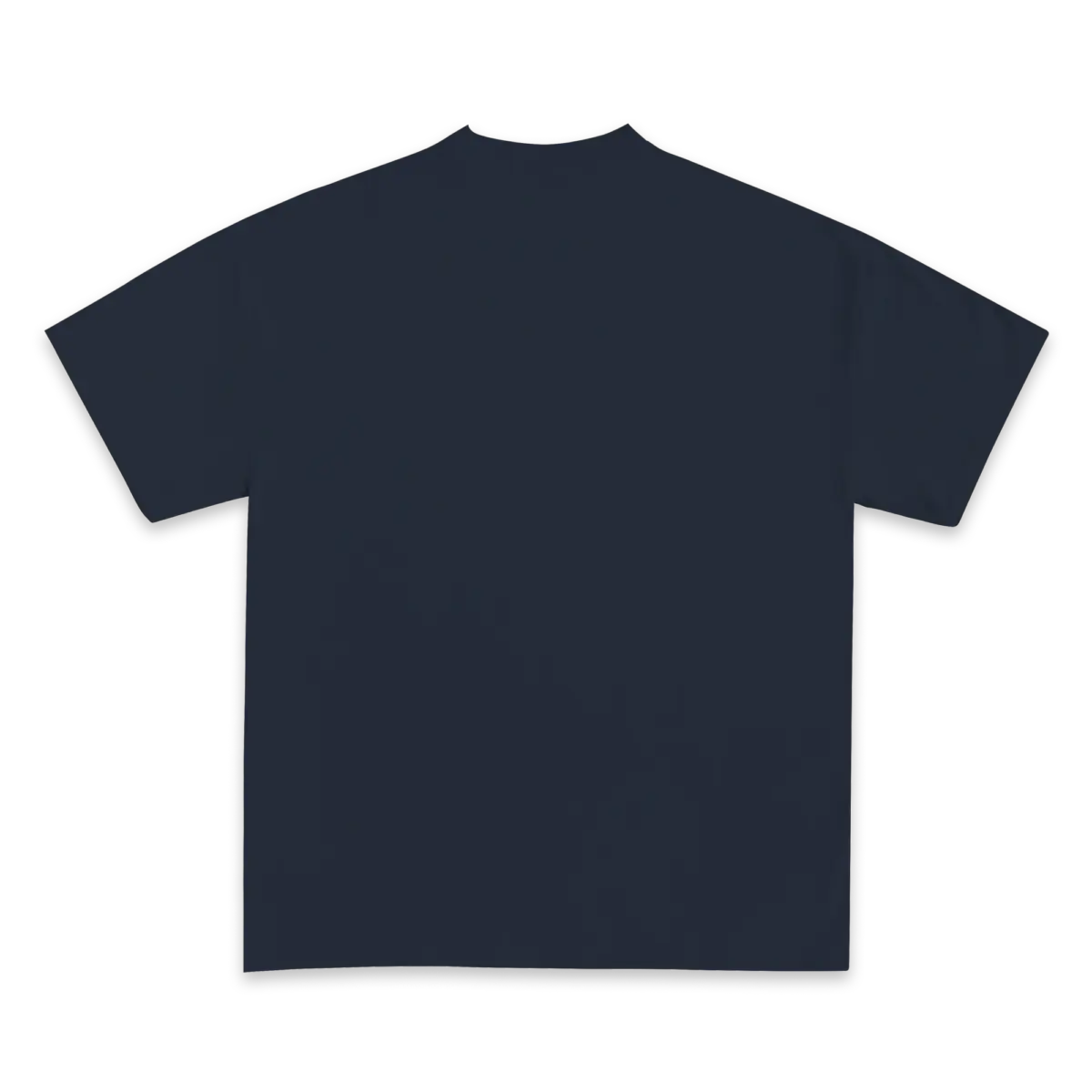 Custom Print Tee — True Navy back