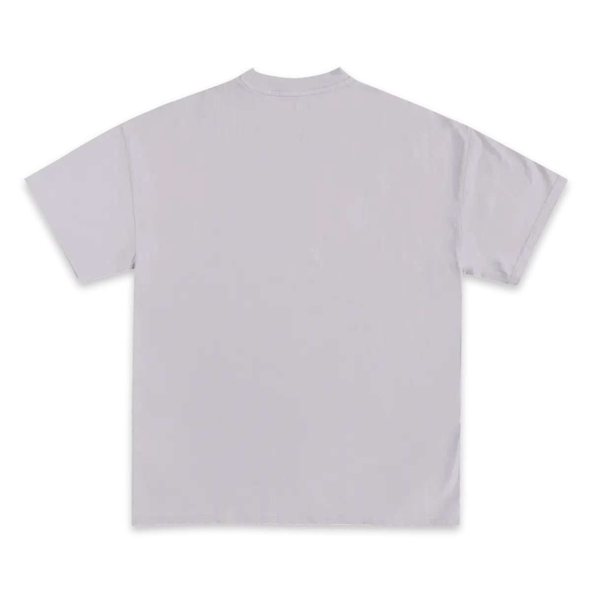 Custom Print Tee — Heather Grey back