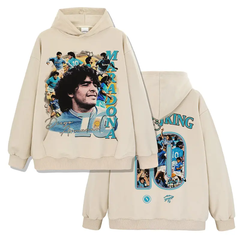 DIEGO MARADONA FOOTBALL HOODIE 2024 - view 3