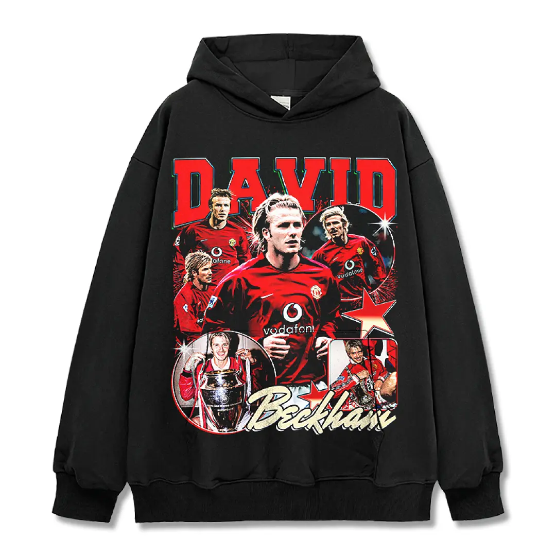 David Beckham Hoodie - Black