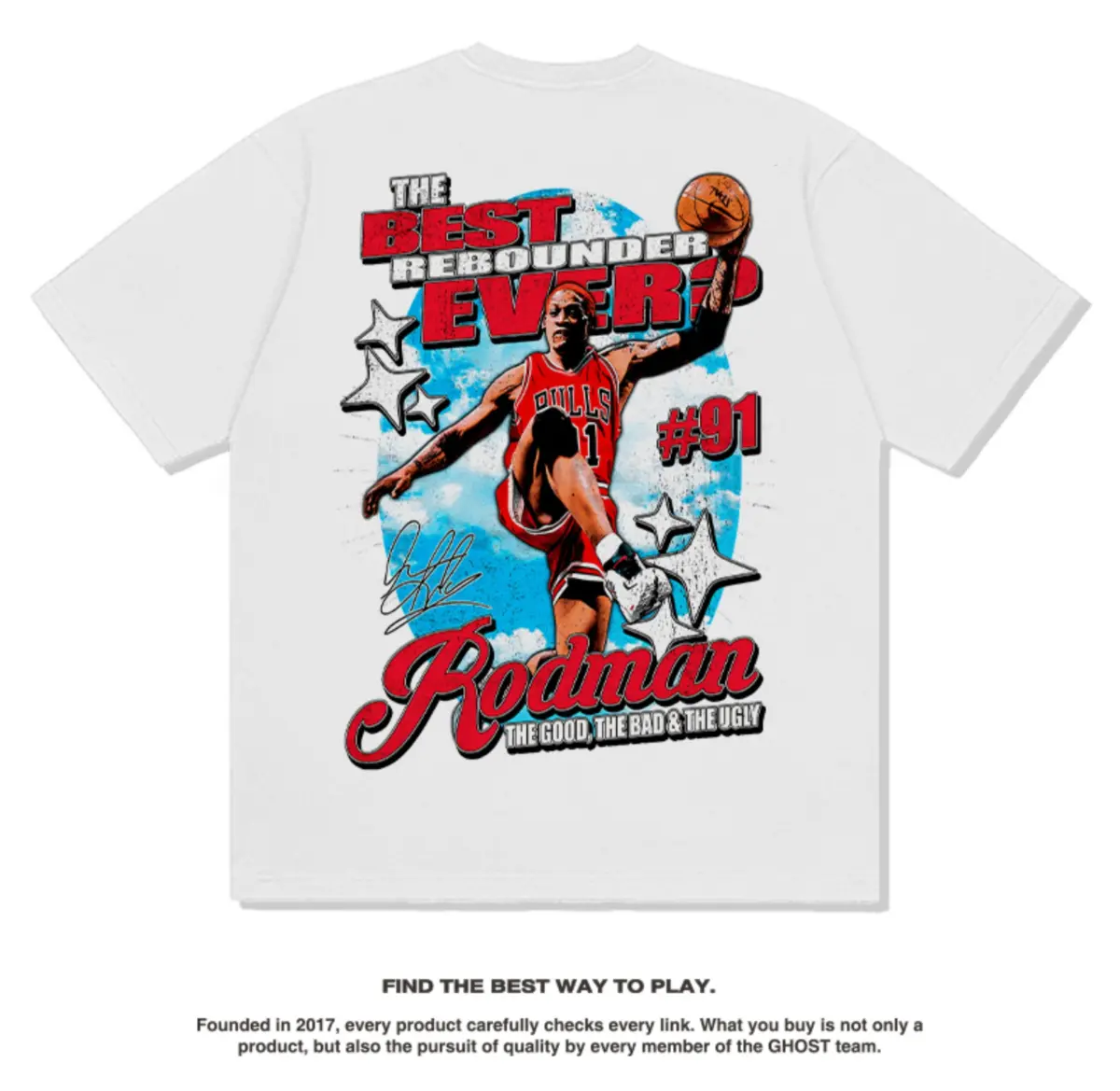 Dennis Rodman HOODIE NBA 2024 - view 11
