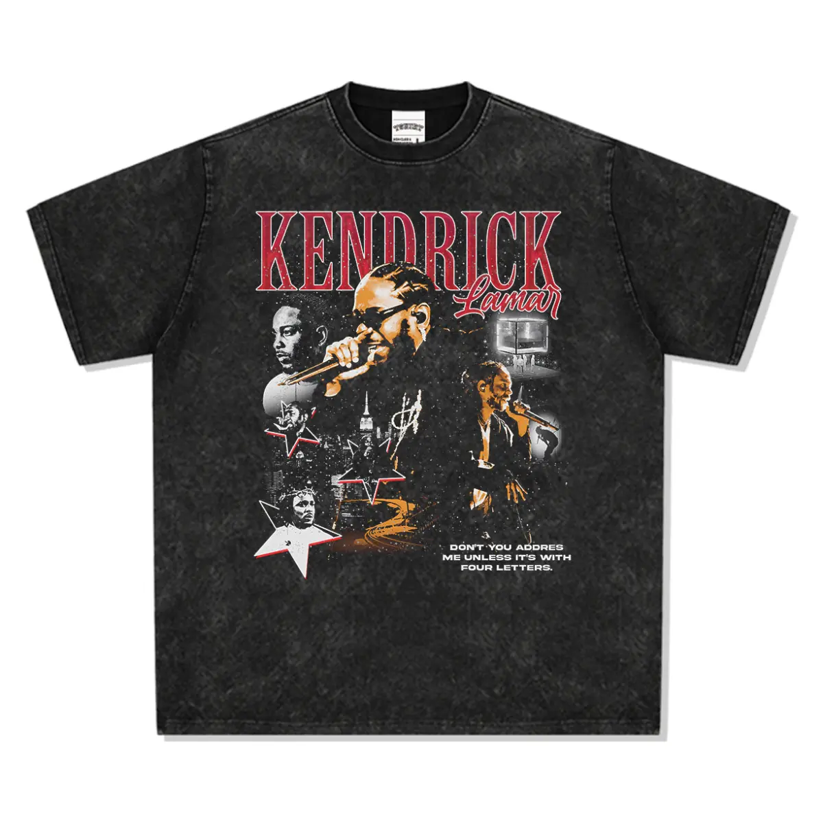 Don't You Address Me Unless It's With Four Letters By Kendrick Lamar Tee - view 3