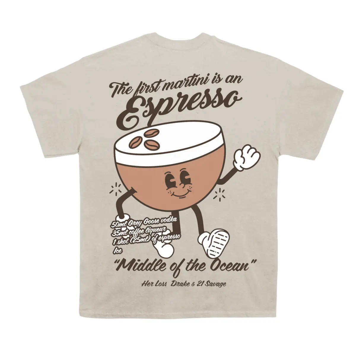 Drizzy " Espresso Martini " Back Design Tee - view 4