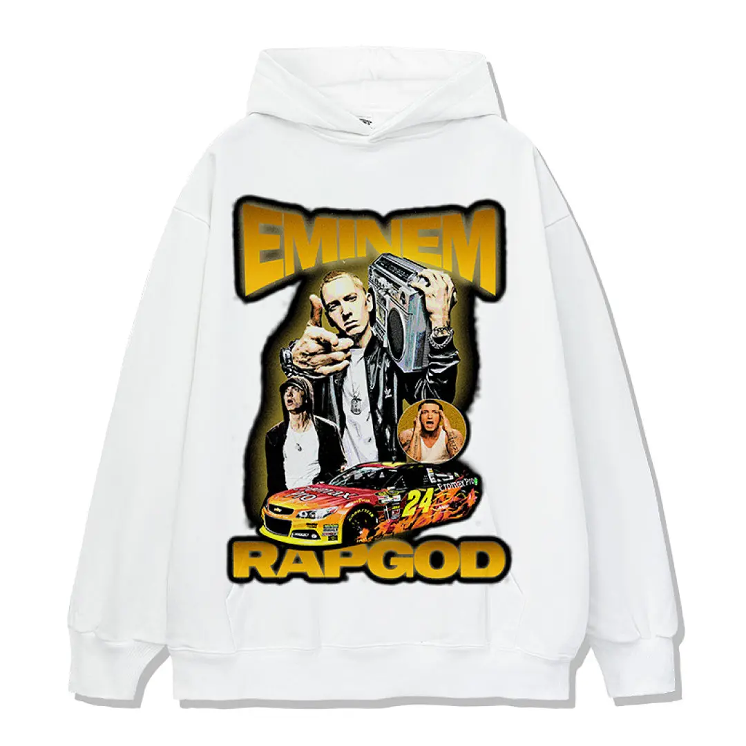 Eminem Design 1136 Hoodie - White