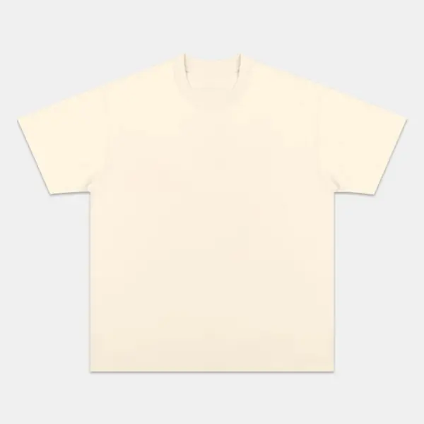 Essential Heavyweight Ivory Blank T-Shirt