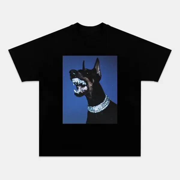 Fierce Diamond Style Doberman Graphic Tee