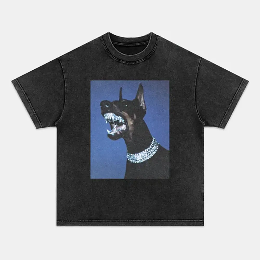 Fierce Diamond Style Doberman Graphic Tee - view 2