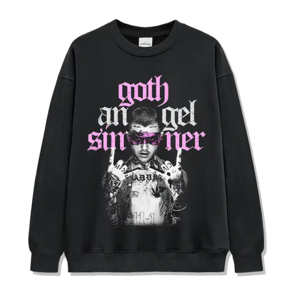 Goth Angel Sinner By Lil Peep Sweatshirt