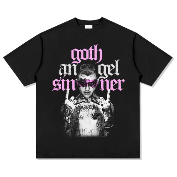 Goth Angel Sinner By Lil Peep Tee