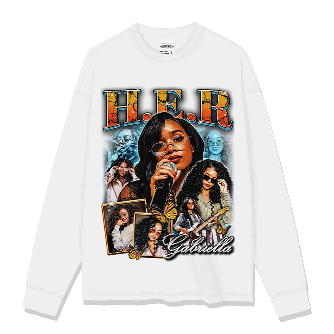 H.E.R Sweatshirt - White