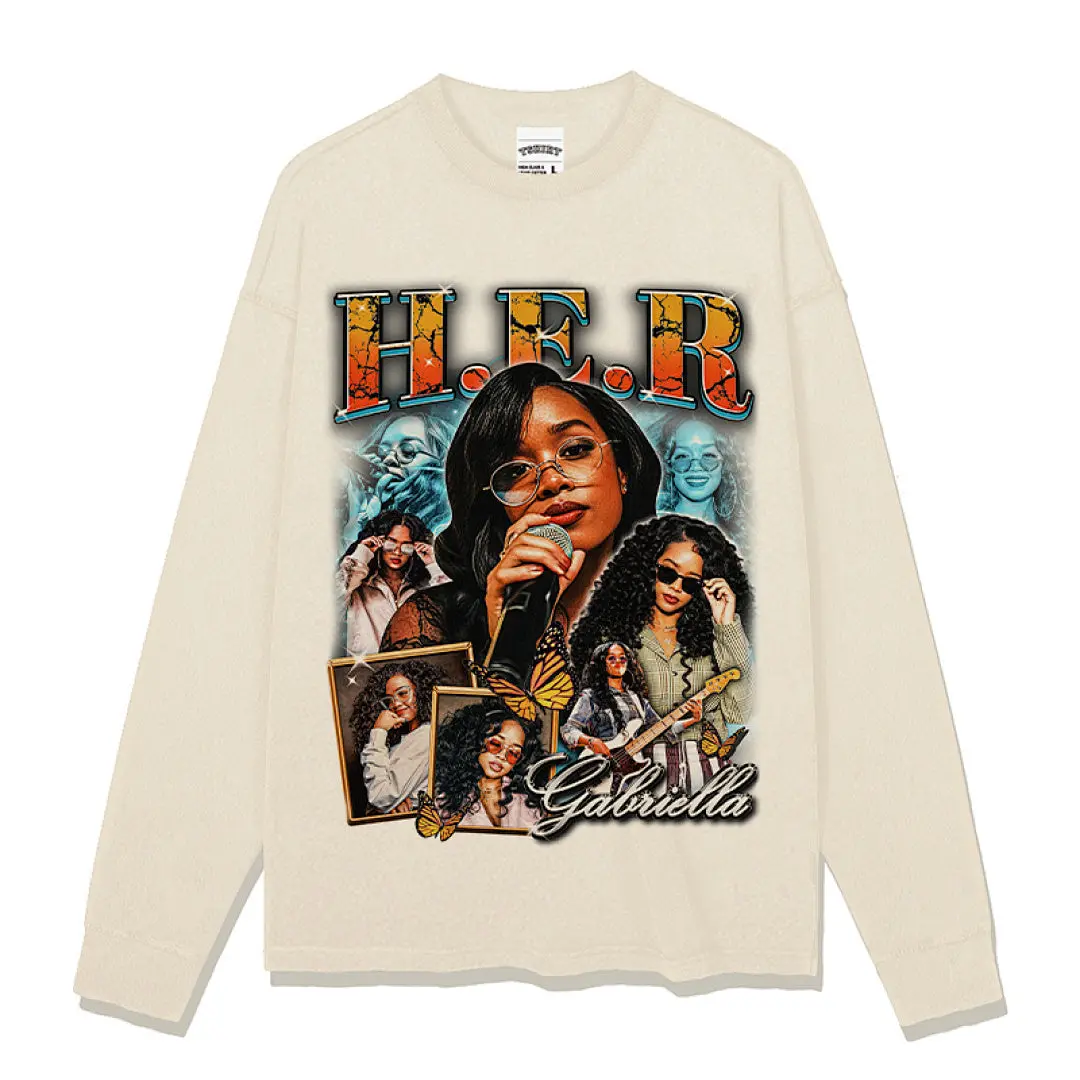 H.E.R Sweatshirt - Apricot