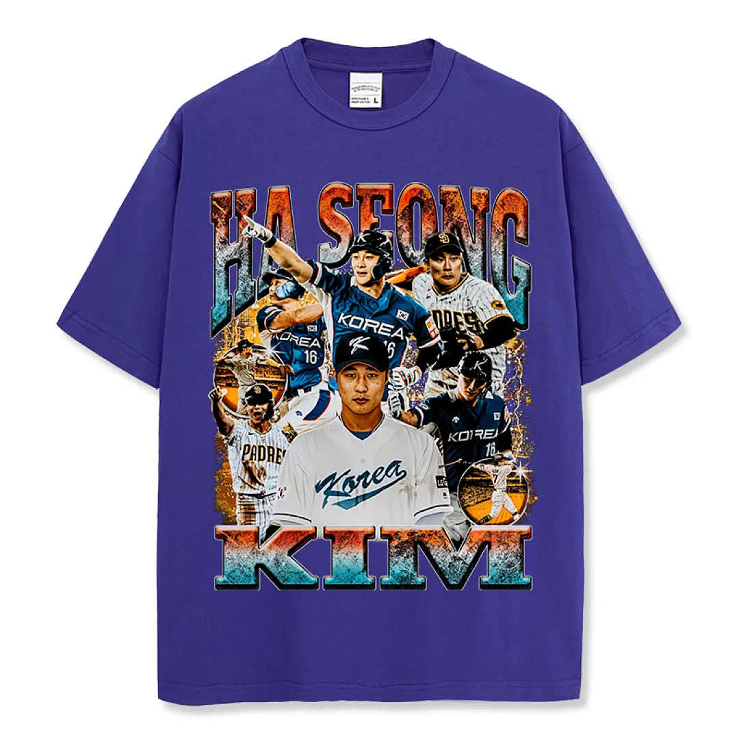 Ha-Seong Kim Tee - Royal Blue