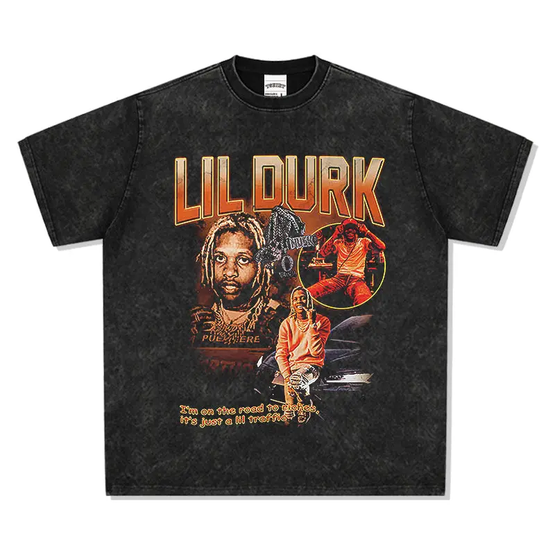 I Am on the Road to Riches,its Just a Lil Traffic by Lil Durk TEE - view 3