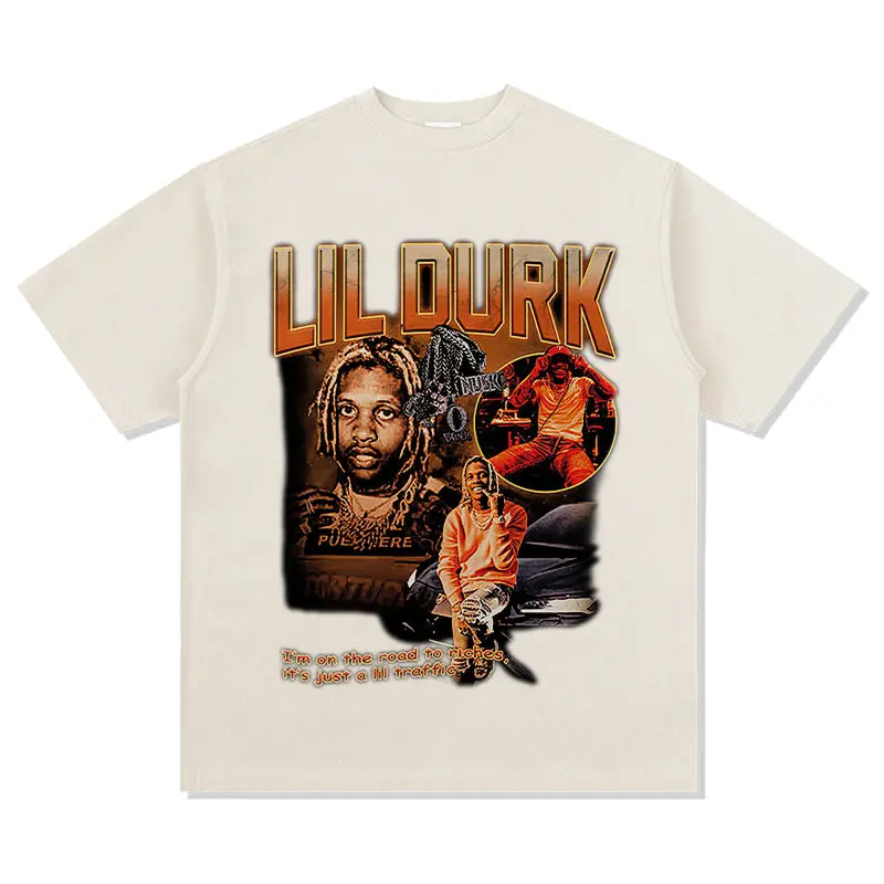I Am on the Road to Riches,its Just a Lil Traffic by Lil Durk TEE - view 5