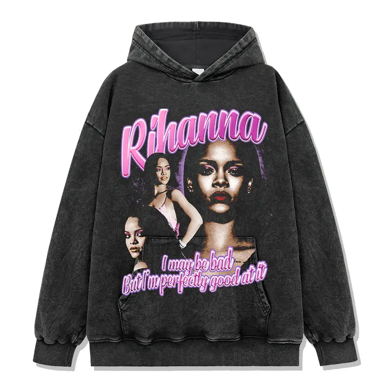 I may be bad but I'm perfectly good at it By Rihanna Hoodie - view 2