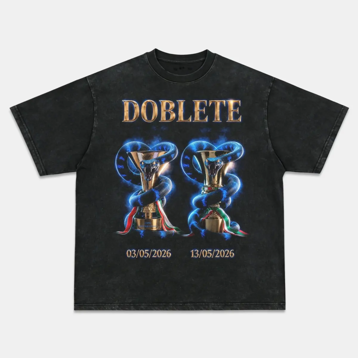 Inter Milan Doblete Soccer Graphic Tee — product image 2