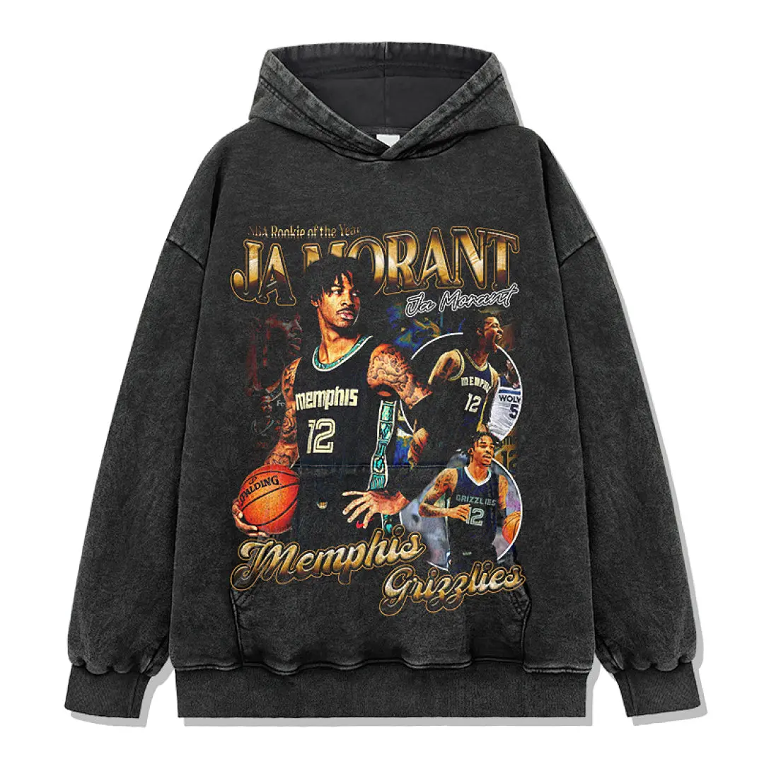 Morant Design 6217 Hoodie - Washed Black