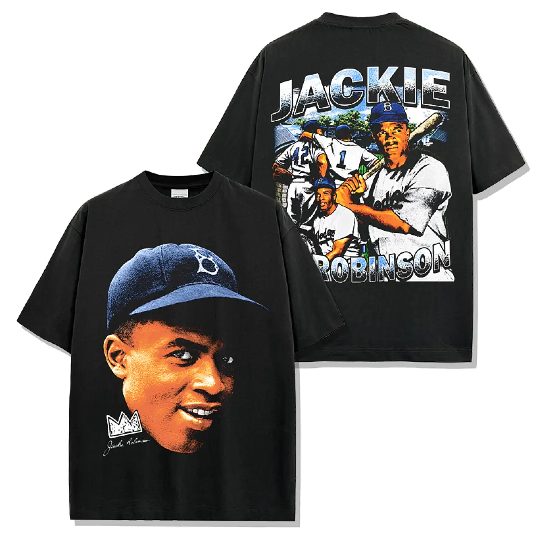 Jackie Robinson Tee - Black