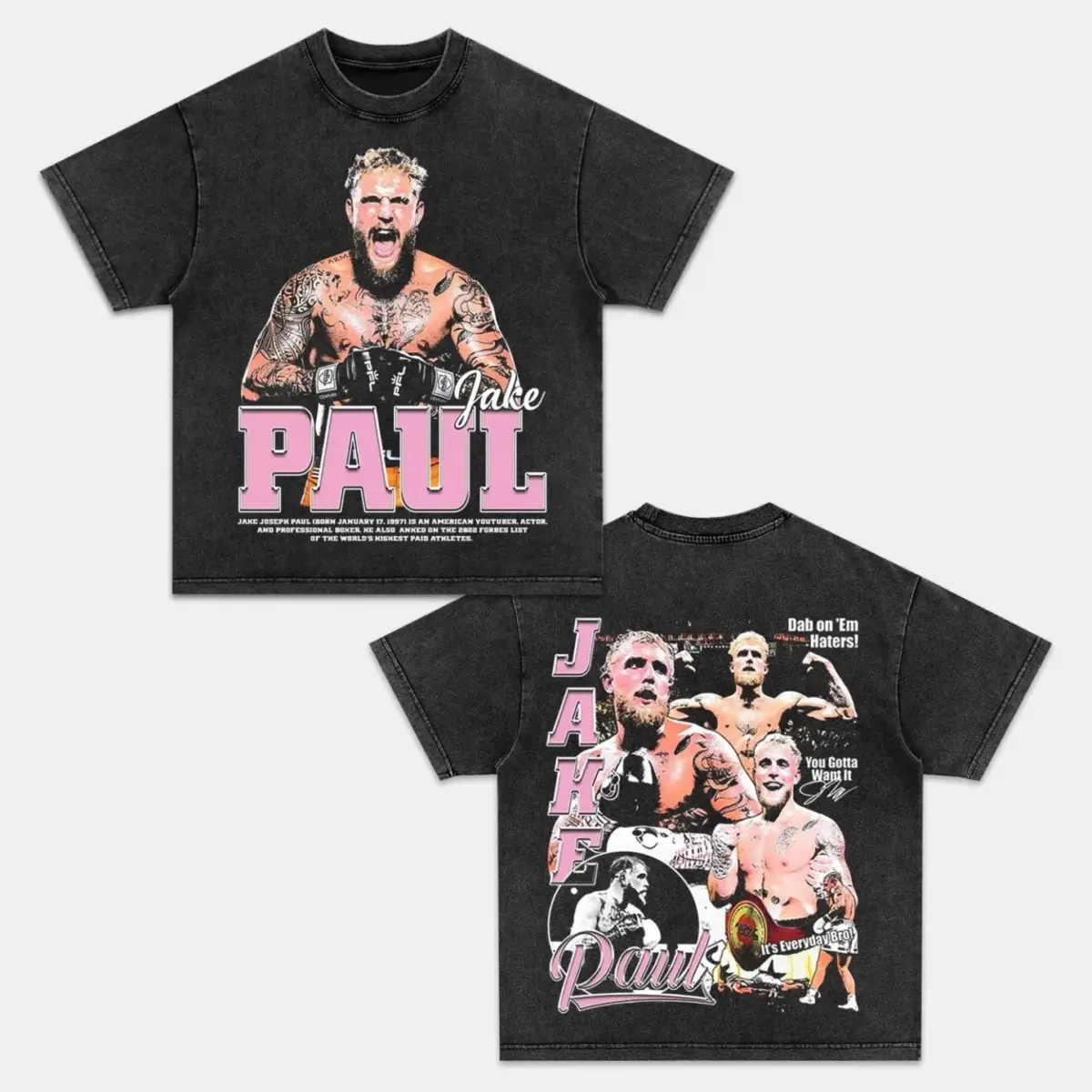 Jake Paul Back Design TEE - view 2