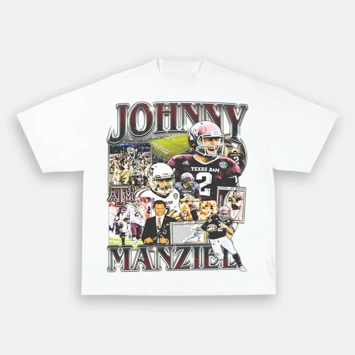 Johnny Manziel Johnny Football Vintage Heavyweight Graphic T-Shirt — product image 6