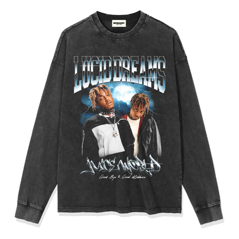 Juice Wrld Goodbye & Good Riddance Lucid Dreams Sweatshirt 2024 - view 2