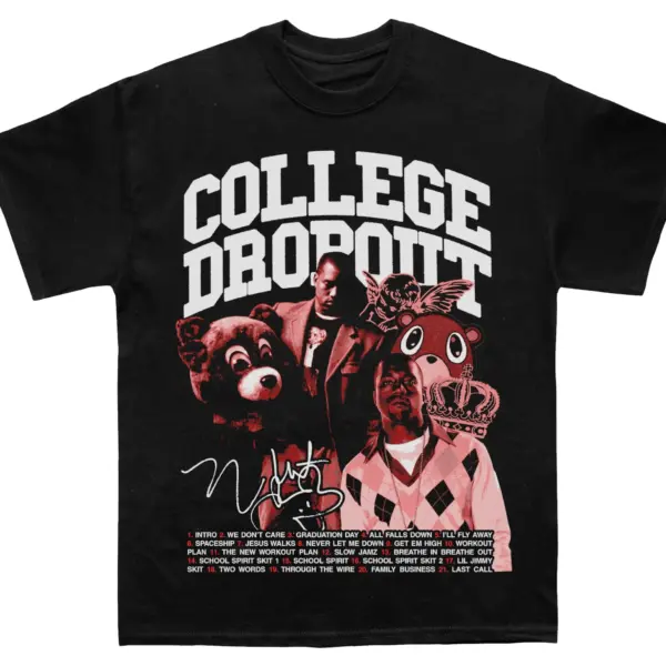 Kanye West “College Dropout” Album TEE