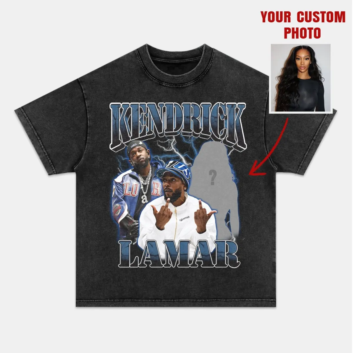 Kendrick Lamar Custom Graphic Tee — product image 2