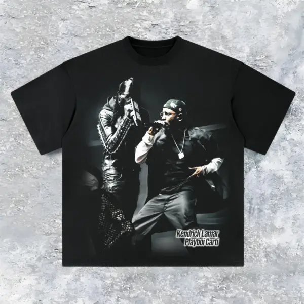 Kendrick Lamar & Playboi Carti West Coast Unity Graphic Tee