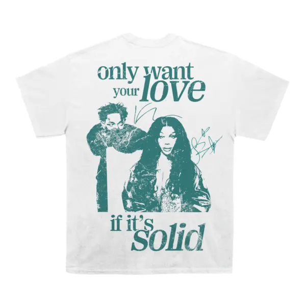 Kendrick & Sza 30 For 30 Back Design TEE