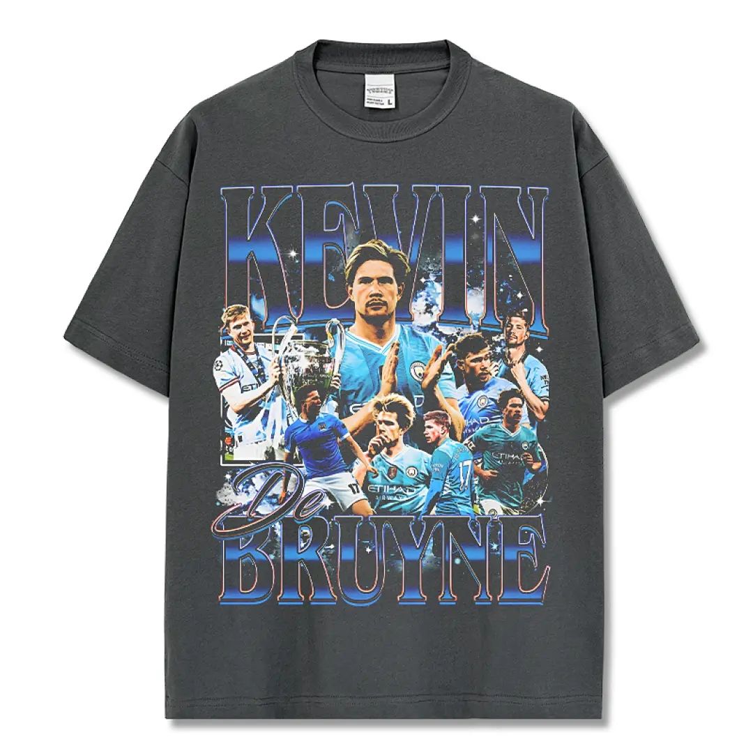 Kevin De Bruyne Tee - Charcoal