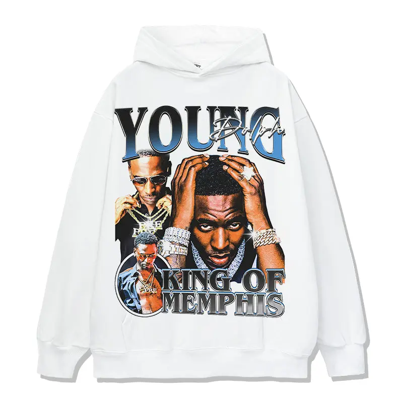 King Of Memphis By Young Dolph Hoodie - view 3