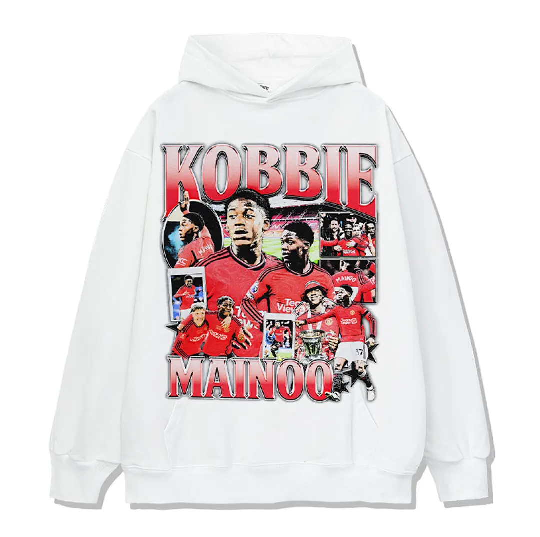 Kobbie Mainoo Hoodie - White